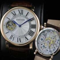 日本製クオーツ 2針新入荷 半自動卷  CARTIER カルティエ 男性用腕時計   44mm  メンズ腕時計