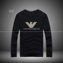 ARMANI アルマーニ 2026-14秋冬新作 長袖Tシャツ 首胸大きいロゴ 3色可選