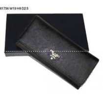 最高ランクPRADA プラダ二つ折り小銭入れ 長財布