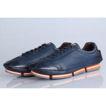 人気商品 2026-14秋冬新作 PRADA プラダ ビジネスシューズ 靴 NAVY