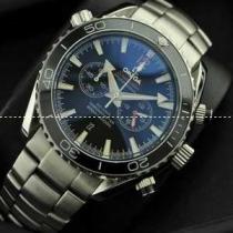 OMEGA オメガ メンズ腕時計 日本製クオーツ 6針クロノグラフ 日付表示 夜光効果 43.45mm ステンレス