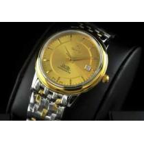 半自動卷 日本製クオーツ 2針 OMEGA オメガ  メンズ腕時計