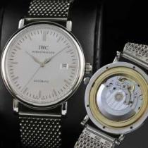 夜光効果   大人気 スイスムーブメント 3針  自動巻き 日付表示   男性用腕時計 IWC クオーツ メンズ腕時計