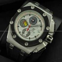 日本製クオーツ 6針クロノグラフ 日付表示 ラバー Audemars Piguetオーデマピゲ 腕時計