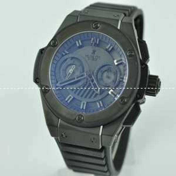 Hublot ウブロ スイスムーブメンノ7750 メンズ腕時計 自動巻き 6針 日付表示 ラバー BLACK