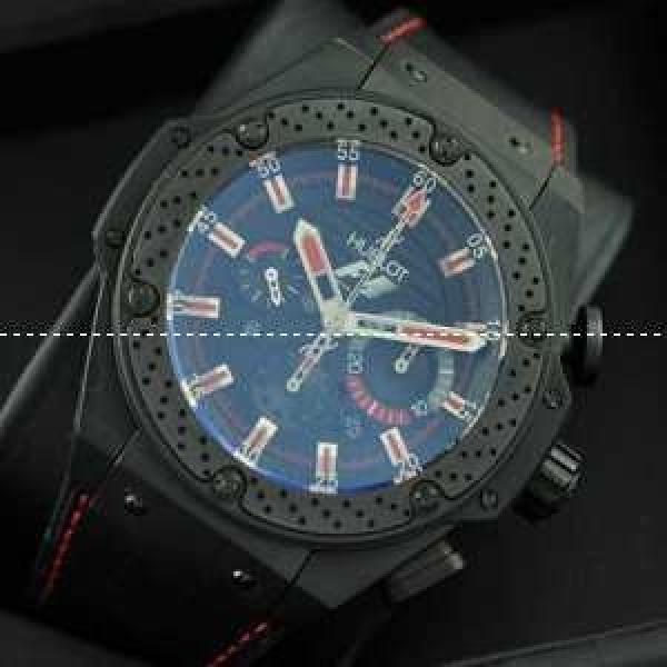 スイスムーブメンノ7750 Hublot ウブロ メンズ腕時計 F1 自動巻き 6針 日付表示  46MM ラバー BLACK