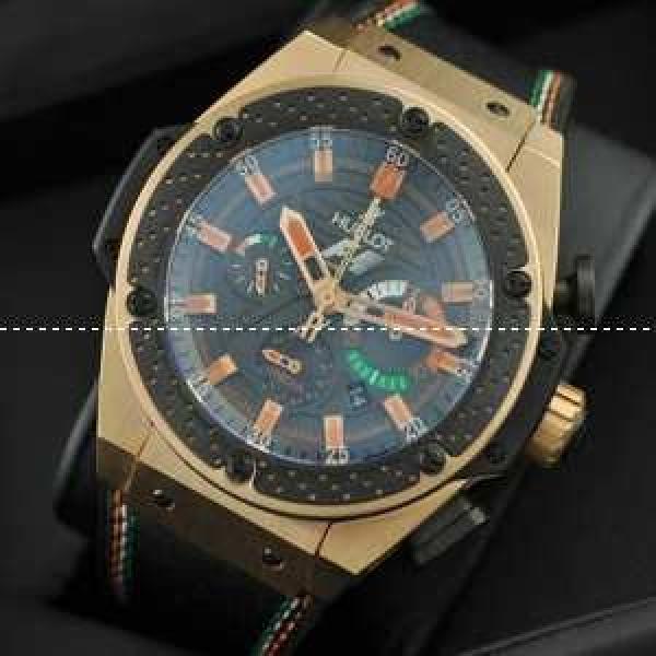 スイスムーブメンノ7750 Hublot ウブロ F1 メンズ腕時計 自動巻き 6針 日付表示  46MM ラバー