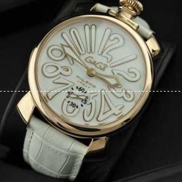 日本製クオーツ ガガミラノ腕時計 GaGaMILANO 男性用腕時計 サファイヤクリスタル風防 ステンレス