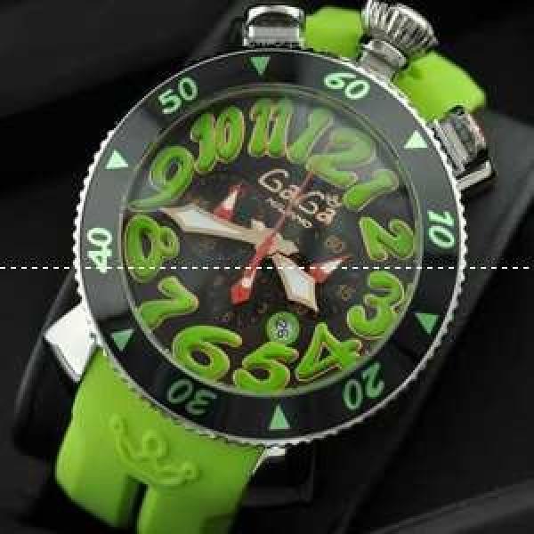 ガガミラノ腕時計 GaGaMILANO  日本製クオーツ　6針 クロノグラフ/日付表示 ステンレス/回転ベゼル