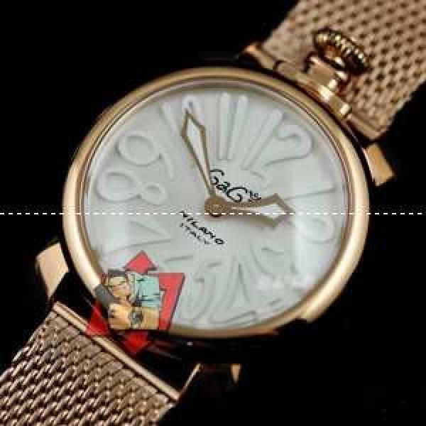 大人気　美品 GaGa Milano ガガミラノ 腕時計