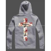 人気商品 SUPREME シュプリーム パーカー グレー