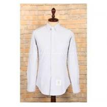 希少 2026-14秋冬新品 THOM BROWNE ストライプ 長袖シャツ
