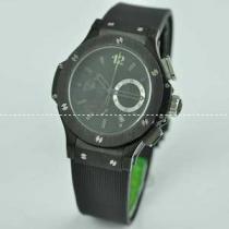 Hublotウブロ メンズ腕時計 日本製クオーツ 6針クロノグラフ 日付表示  ラバー 41MM