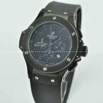 Hublotウブロ メンズ腕時計 日本製クオーツ 6針クロノグラフ 日付表示 サ...