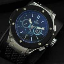 自動巻き 5針 Hublotウブロ メンズ腕時計 日付表示 ラバー サファイヤク...