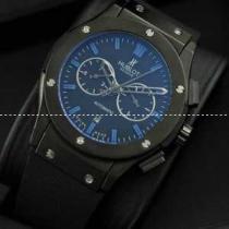 自動巻き 5針 Hublotウブロ メンズ腕時計 日付表示 サファイヤクリスタル...