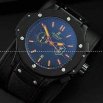 自動巻き Hublotウブロ メンズ腕時計  5針クロノグラフ日付表示 ラバー 46.08mm