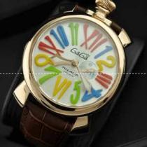 ガガミラノ腕時計 GaGaMILANO マヌアーレ クロノ 48 SS(PVD)...