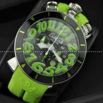GaGaMILANO ガガミラノ腕時計 日本製クオーツ 6針 クロノグラフ/日付...