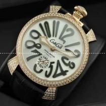 GaGaMILANO ガガミラノ腕時計 自動巻き　2針 機械式（手巻き）/夜光効...