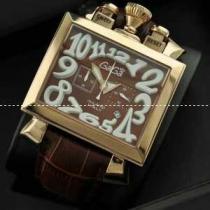 ガガミラノ腕時計 日本製クオーツ GaGaMILANO  サファイヤクリスタル風...