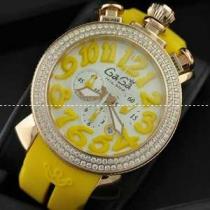 ガガミラノ腕時計 GaGaMILANO  6針 クロノグラフ/日付表示 ステンレス/回転ベゼル インデックス