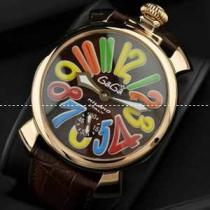 GaGaMILANO ガガミラノ腕時計 日本製クオーツ マルチカラーインデックス...