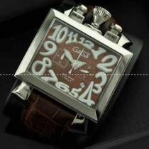 ガガミラノ腕時計 GaGaMILANO  日本製クオーツ　5針 男性用腕時計 グリーン インデックス  ステンレス ケース
