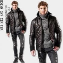 大特価  2026秋冬 PHILIPP PLEIN フィリッププレイン  革ジャ...