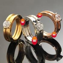 秋冬 2026 お買得 BVLGARI ブルガリ ダイヤペアリング 3色可選