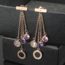 秋冬 2026 ～希少 BVLGARI ブルガリ ダイヤモンド ピアス 3色可選