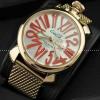 ガガミラノ腕時計 GaGaMILANO 日本製クオーツ ムーブメント サファイヤクリスタル風防 ステンレス クォーツ