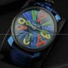 ガガミラノ腕時計 日本製クオーツ GaGaMILANO マルチカラーインデックス