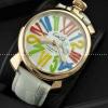 日本製クオーツ ガガ ミラノ マヌアーレ クロノ 48 SS(PVD) サファイヤクリスタル風防 クォーツ GaGa Milano