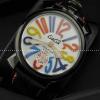 ガガミラノ腕時計 GaGaMILANO ホワイト文字盤　 手巻 レザー