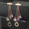 秋冬 2026 ～希少 BVLGARI ブルガリ ダイヤモンド ピアス 3色可選