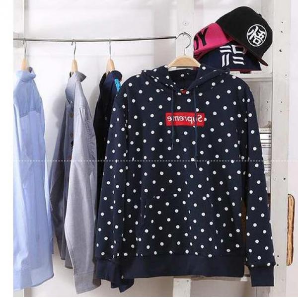SUPREME 通販 ブラック×ホワイトドット柄 アウト