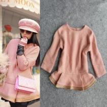 VOG個性的なデザ CH ファスナー式 ダッフルコート