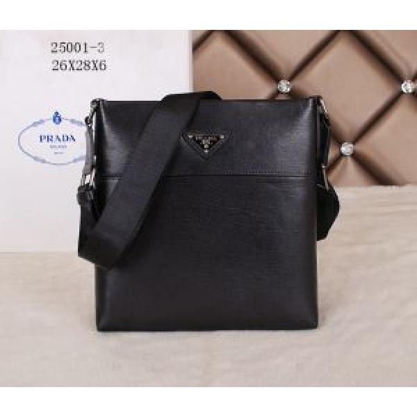 PRADA プラダ 首胸ロゴ 2026 メンズ用 ショルダーバッグ 25001-3