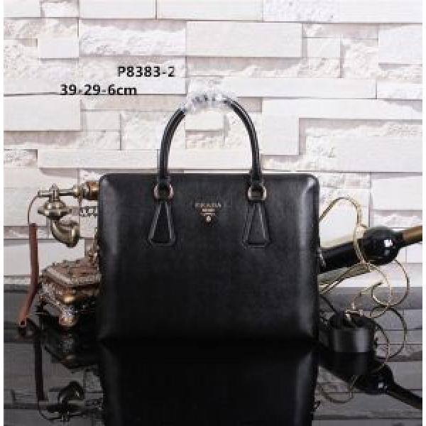 2026 高級感演出 PRADA プラダ メンズ用 手持ち&amp;ショルダー掛け P8383-2