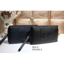 2026 超人気美品◆ ARMANI アルマーニ ファスナー開閉 財布メンズ 2色可選 3916-8
