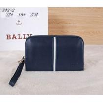 2026 BALLY バリー 高級感演出 ファスナー開閉 財布メンズ 343-2