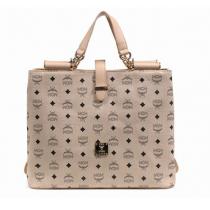 新作!MCMエムシーエム コピー人気大定番ハンドバッグ ベージュbeige