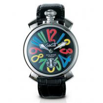 質感が魅力的なGaGa MILANOブランド時計 偽物マニュアーレ マヌアーレ 48mm ブラック