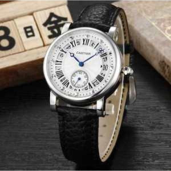 人気激売れ 2026 CARTIER カルティエ レザー  女性用腕時計 5色可選 850320