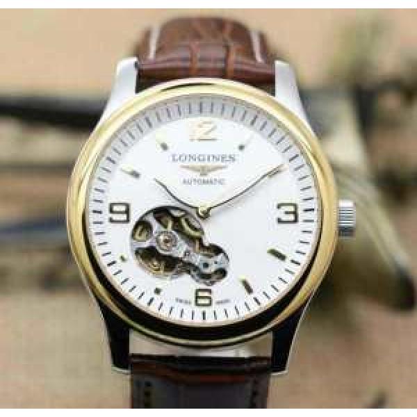 売れ筋！ 2026 LONGINES ロンジン 機械式（自動巻き）ムーブメント 夜光効果 サファイヤクリスタル風防 男性用腕時計 6色可選