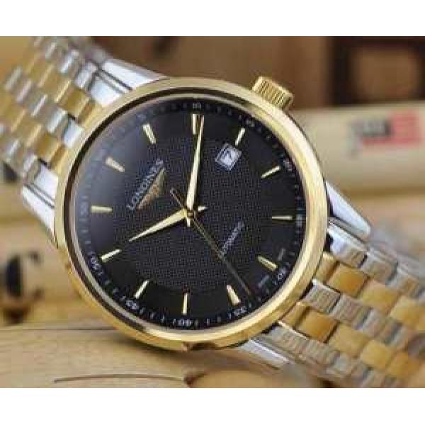 抜群の雰囲気が作れる! 2026 LONGINES ロンジン サファイヤクリスタル風防 機械式（自動巻き）ムーブメント 男性用腕時計 3色可選