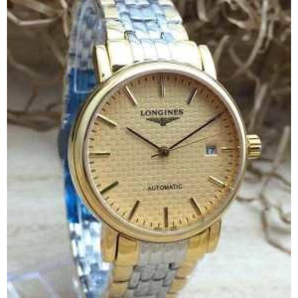 最旬アイテム 2026 LONGINES ロンジン サファイヤクリスタル風防 機械式（自動巻き）ムーブメント 男性用腕時計 2色可選