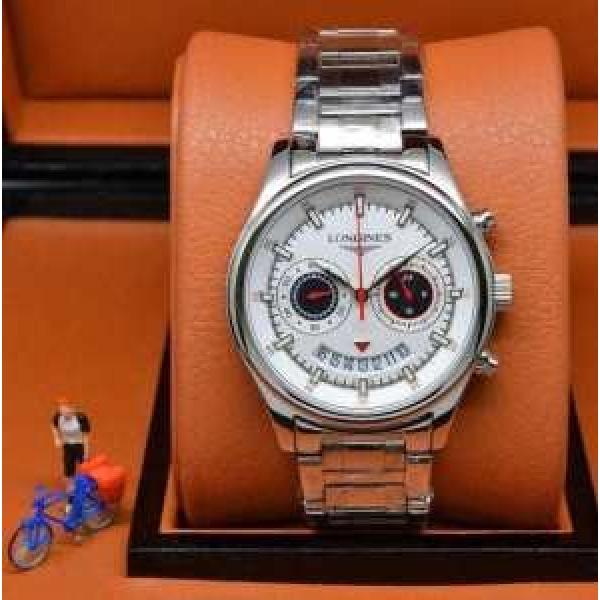 耐久性に優れ 2026 LONGINES ロンジン サファイヤクリスタル風防  輸入?クオーツ?ムーブメント 男性用腕時計