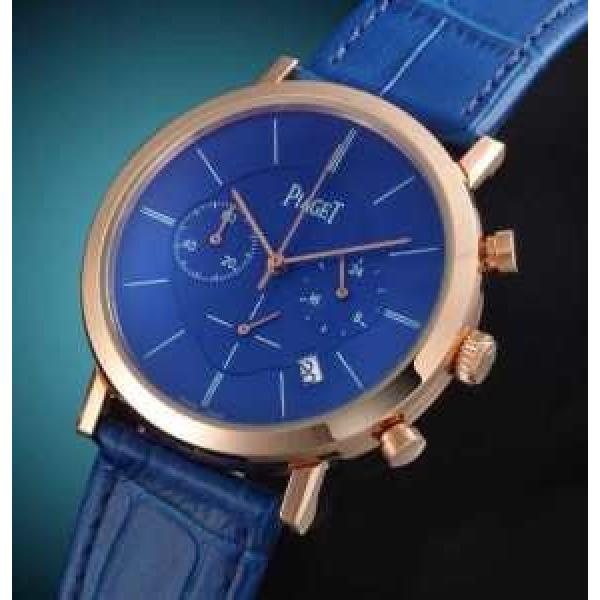 売れ筋！ 2026 PIAGET ピアジェ 6針クロノグラフ 日付表示 男性用腕時計 7色可選